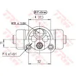 TRW BWC175 - Cylindre de roue