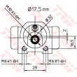 TRW BWC227 - Cylindre de roue