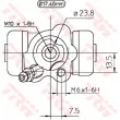 TRW BWC249 - Cylindre de roue