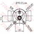 TRW BWD119 - Cylindre de roue