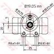 TRW BWD135 - Cylindre de roue