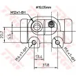 TRW BWD182 - Cylindre de roue
