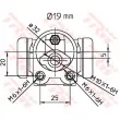 TRW BWD303 - Cylindre de roue