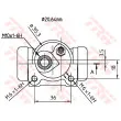 TRW BWF162 - Cylindre de roue