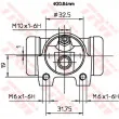 TRW BWF245 - Cylindre de roue