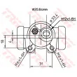 TRW BWF250 - Cylindre de roue