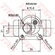 TRW BWF280 - Cylindre de roue