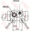 TRW BWF287 - Cylindre de roue