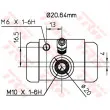 TRW BWF312 - Cylindre de roue