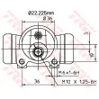 TRW BWH159 - Cylindre de roue