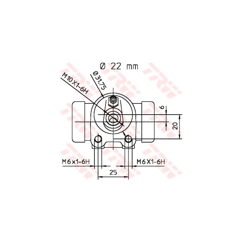 Cylindre de roue TRW BWH188 - Visuel 1