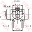 TRW BWH373 - Cylindre de roue