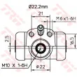 TRW BWH377 - Cylindre de roue