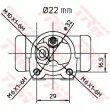 TRW BWH396 - Cylindre de roue