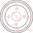 TRW DB4243 - Tambour de frein