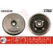 TRW DB4303B - Tambour de frein