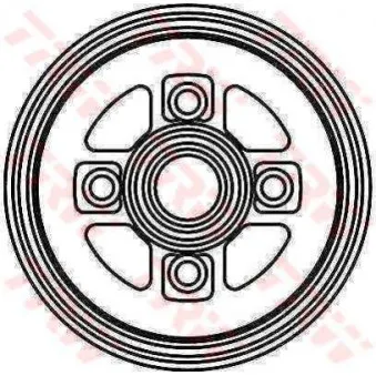 Tambour de frein TRW OEM 4240387703000
