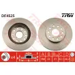 Jeu de 2 disques de frein arrière TRW [DF4525]