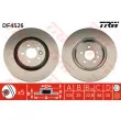 Jeu de 2 disques de frein avant TRW [DF4526]