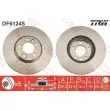 TRW DF6124S - Jeu de 2 disques de frein avant