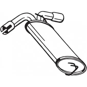Silencieux arrière BOSAL OEM 95437540
