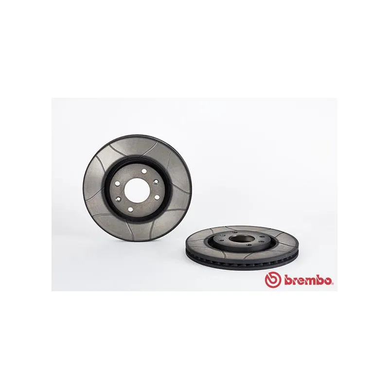 Jeu 2 Disques Frein Brembo Set09.9772.1X - Essieu Avant 312 Mm Ventilé - Compatible VW Golf V - 5