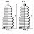 MOOG K150030 - Jeu de joints-soufflets, direction