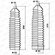 MOOG K150119 - Jeu de joints-soufflets, direction