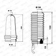 MOOG K150152 - Jeu de joints-soufflets, direction