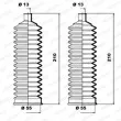 MOOG K150173 - Jeu de joints-soufflets, direction