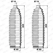 MOOG K150222 - Jeu de joints-soufflets, direction