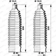 MOOG K150235 - Jeu de joints-soufflets, direction