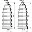 MOOG K150237 - Jeu de joints-soufflets, direction