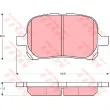 TRW GDB3152 - Jeu de 4 plaquettes de frein avant