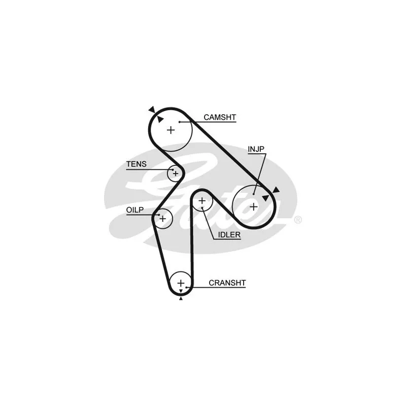 Kit de distribution GATES K015391XS - Visuel 1