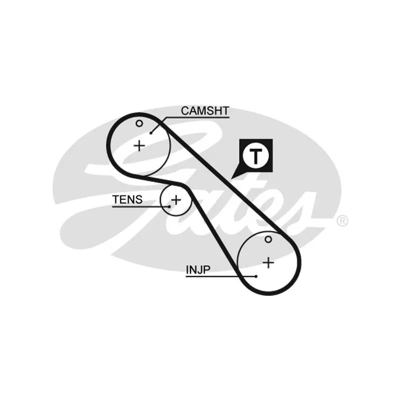 Kit de distribution GATES K015406 - Visuel 1