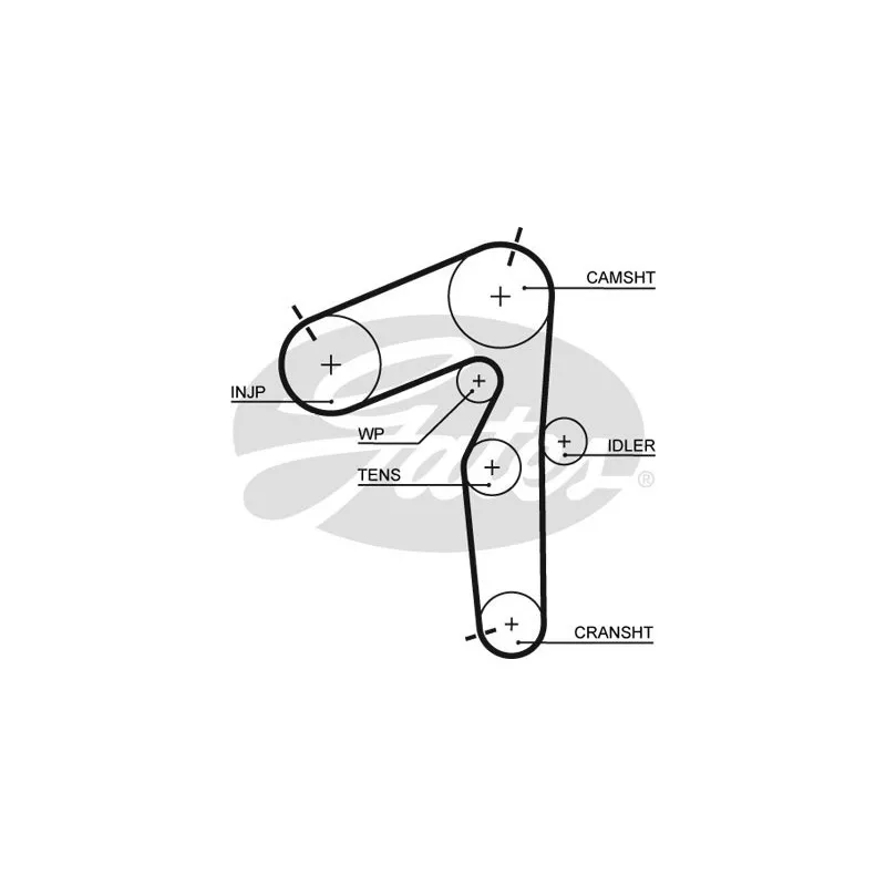 Kit de distribution GATES K025462XS - Visuel 1