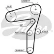 GATES K045600XS - Kit de distribution