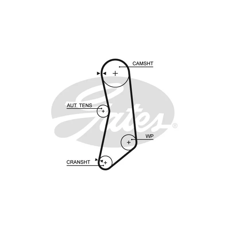 Pompe à eau + kit de courroie de distribution GATES KP15626XS - Visuel 2