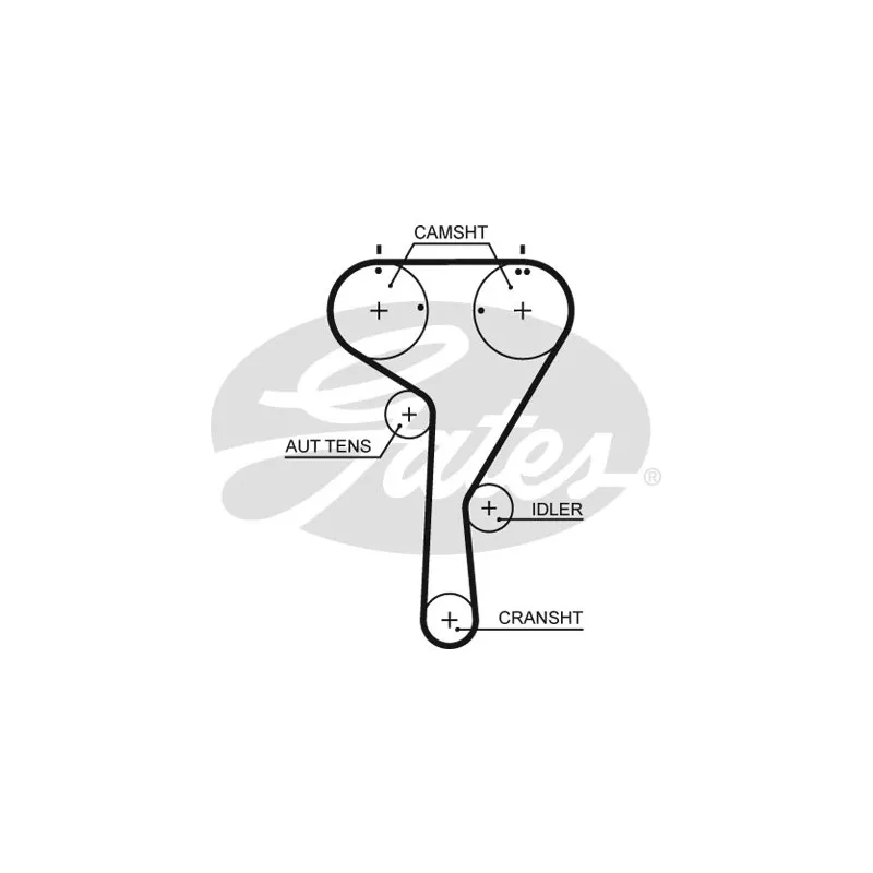 Pompe à eau + kit de courroie de distribution GATES KP15680XS-1 - Visuel 1