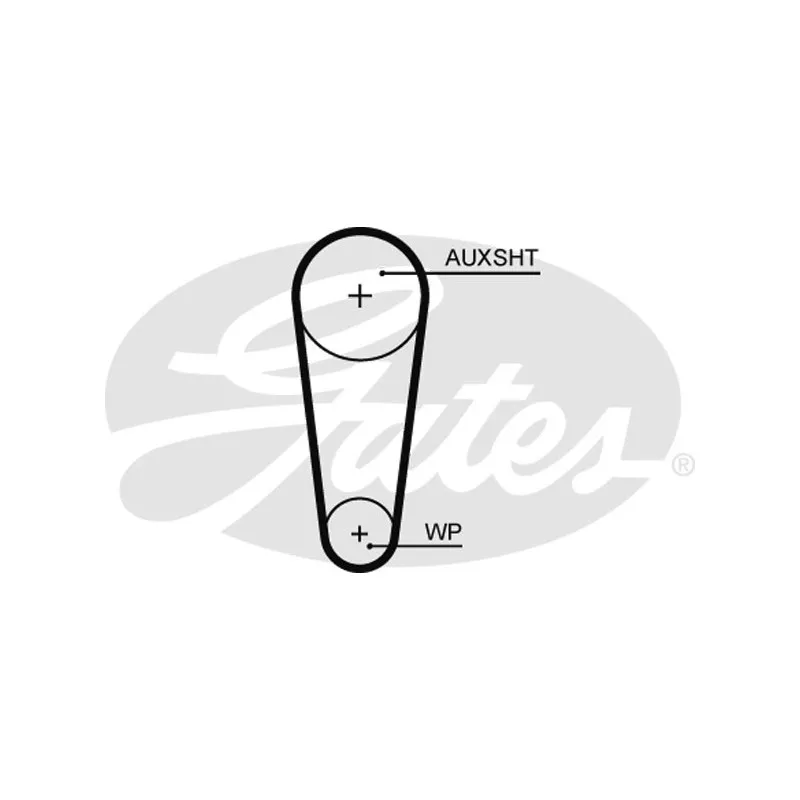 Pompe à eau + kit de courroie de distribution GATES KP15680XS-1 - Visuel 2