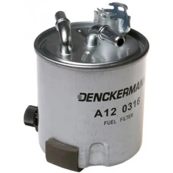 Filtre à carburant DENCKERMANN A120316 pour RENAULT MEGANE 1.5 dCi - 101cv