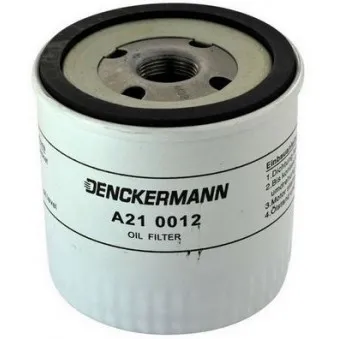 Filtre à huile DENCKERMANN A210012 pour FORD TRANSIT 2.5 TD - 85cv