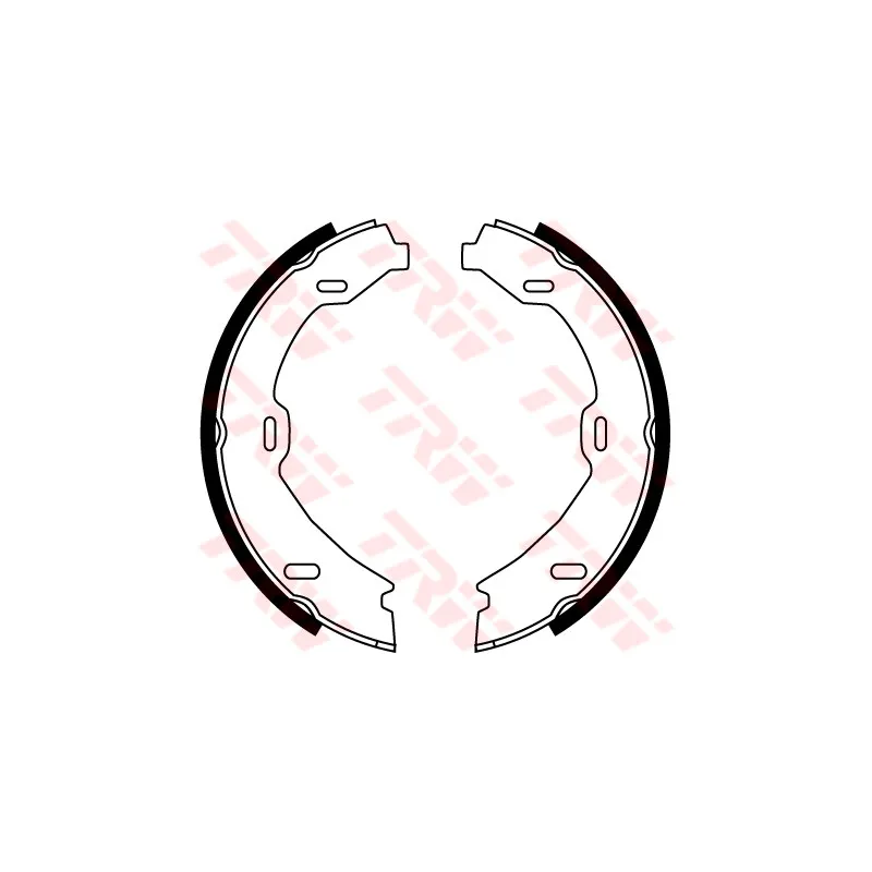 Jeu de mâchoires de frein, frein de stationnement TRW GS8482 - Visuel 1