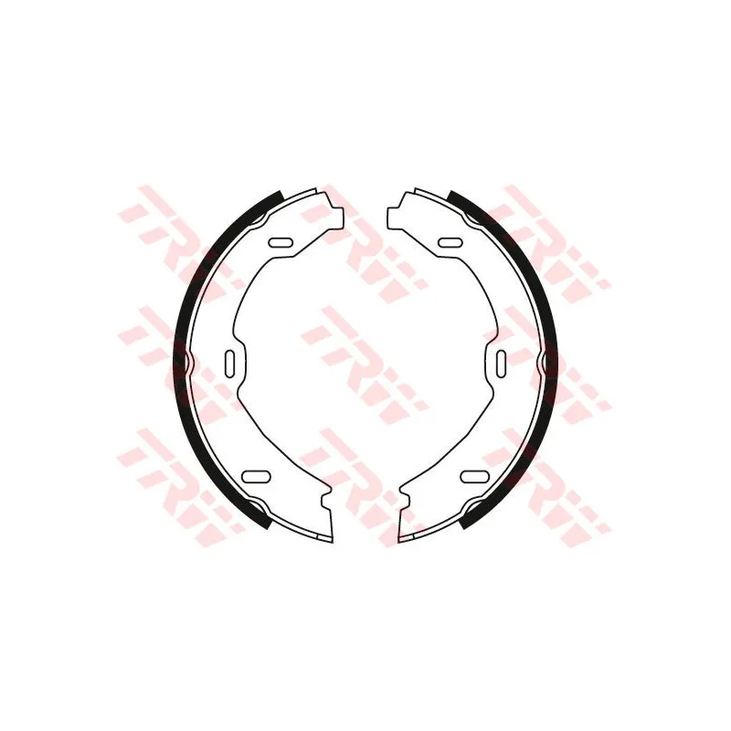 Jeu de mâchoires de frein, frein de stationnement TRW GS8482 - Visuel 2