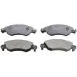 DENCKERMANN B110103 - Jeu de 4 plaquettes de frein avant