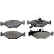 DENCKERMANN B110178 - Jeu de 4 plaquettes de frein avant