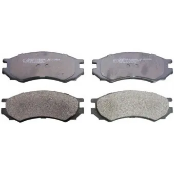 Jeu de 4 plaquettes de frein avant DENCKERMANN OEM D106M72J25