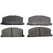 DENCKERMANN B110740 - Jeu de 4 plaquettes de frein avant