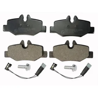 Jeu de 4 plaquettes de frein arrière DENCKERMANN OEM A0064202120